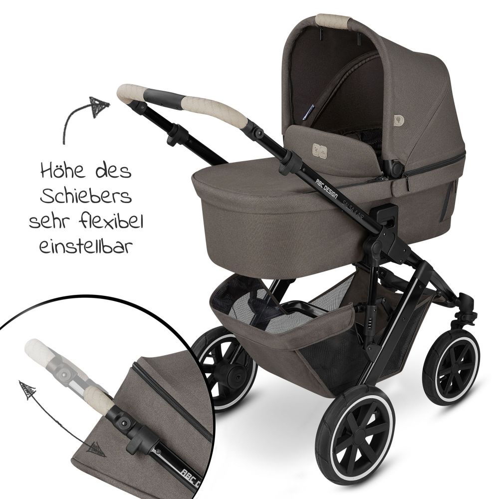 ABC Design - Kombi-Kinderwagen Salsa 4 Air - inkl. Babywanne
