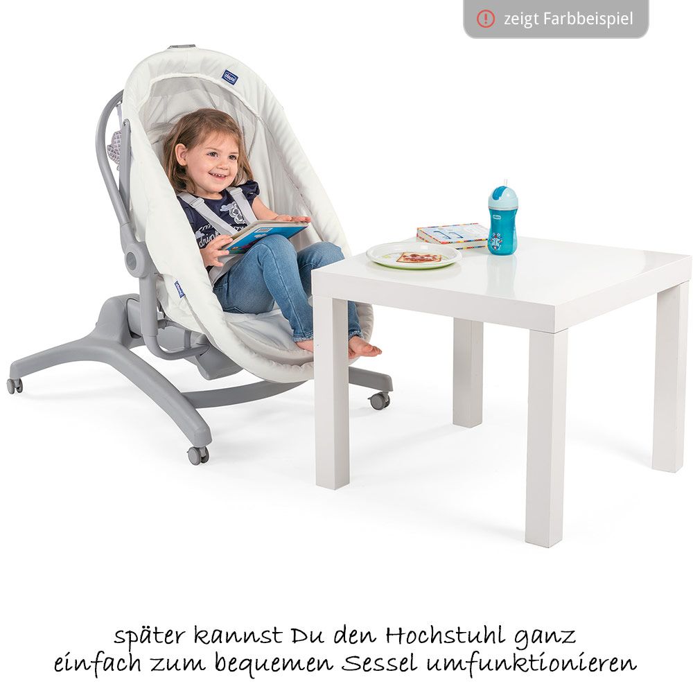 in 1 Sessel Baby Air - 4 Hochstuhl, Stubenwagen, Chicco Stone - Hug