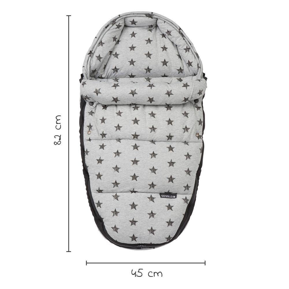 Gesslein - Baby Nestchen für die CX3 Babywanne - Grau Meliert