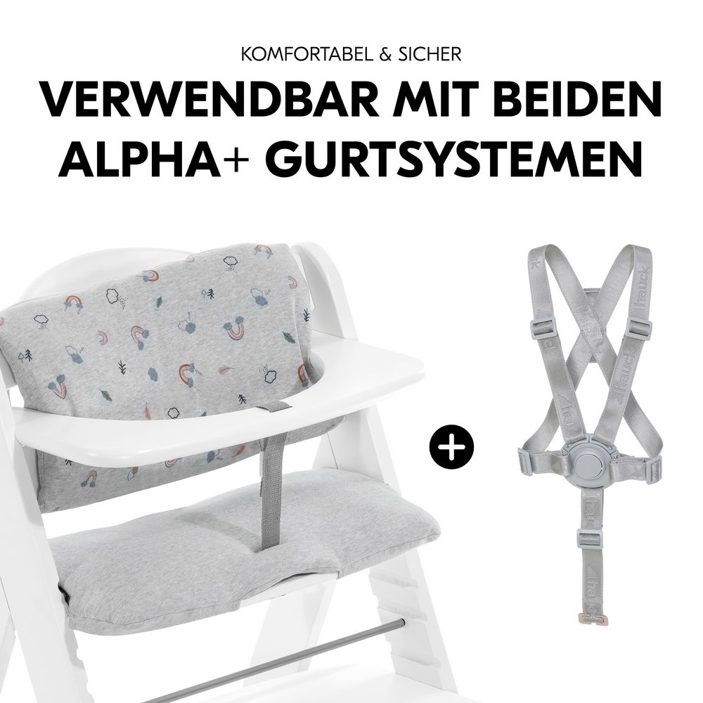Hauck - Hochstuhl Alpha Plus - White - Babyartikel.de