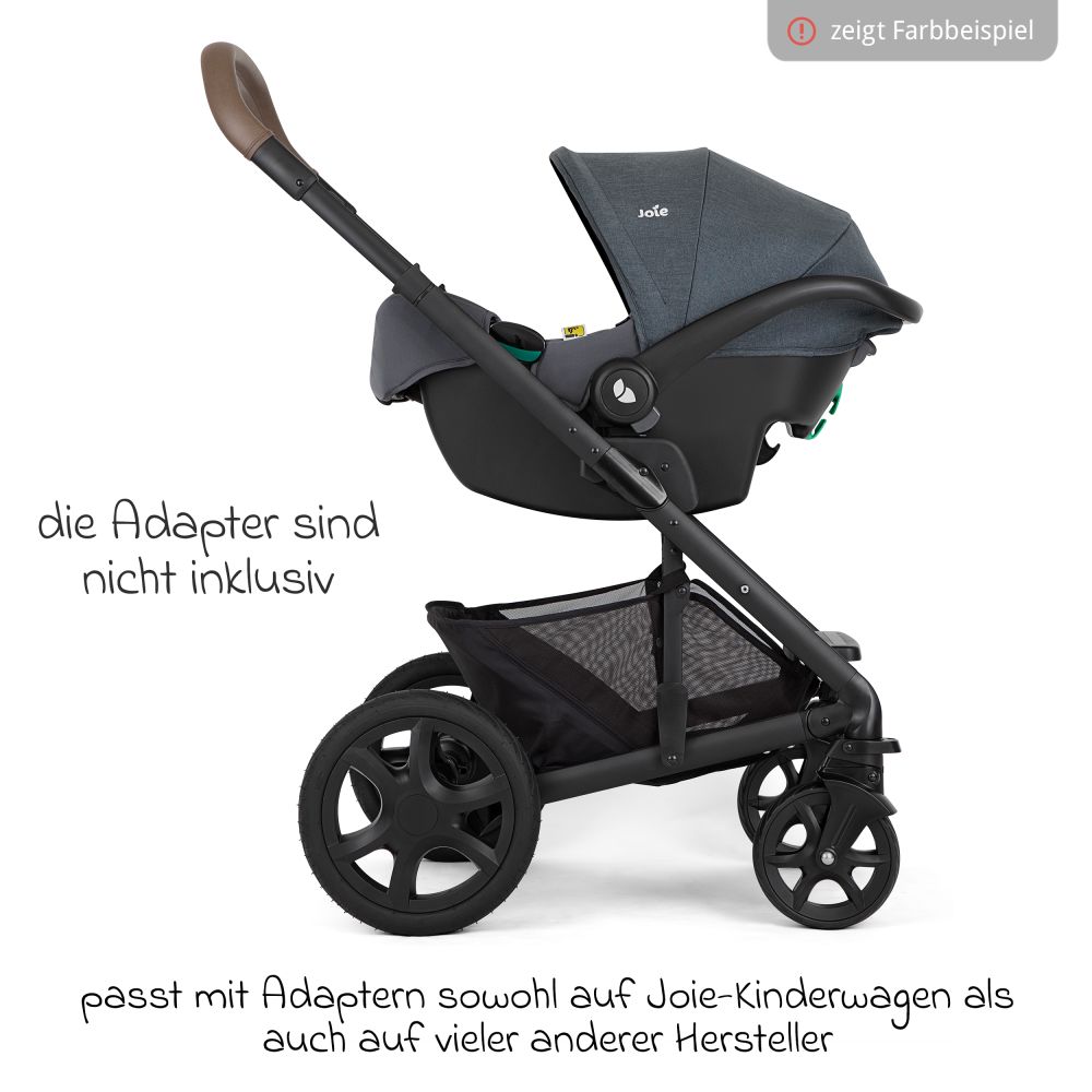 joie - Babyschale i-Snug 2 i-Size ab Geburt-13 kg (40 cm-75 cm) inkl.  Sitzverkleinerer nur 3,35 kg + Einschlagdecke Pusteblume - Pebble -  Babyartikel.de in 2023