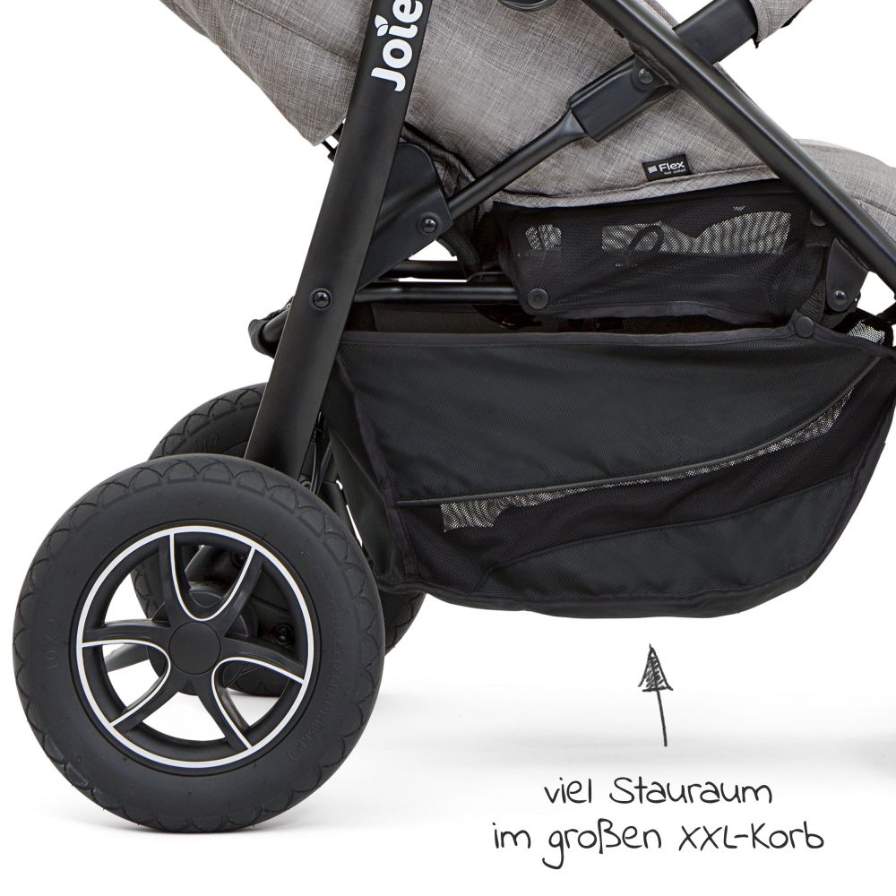 joie Buggy & Sportwagen Mytrax Flex mit KomfortFederung, Fußsack Therma bis 22 kg belastbar