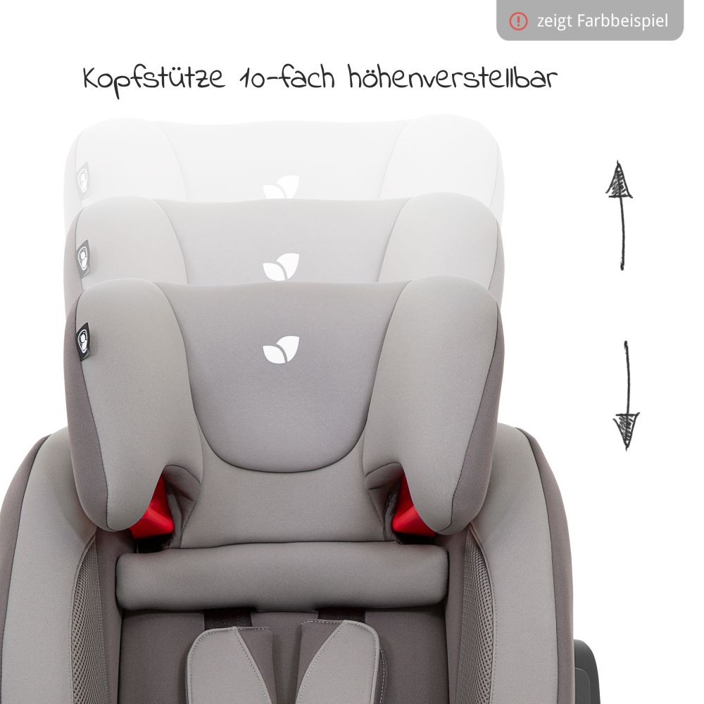 joie - Kindersitz Traver Shield inkl. Auto - Organizer Coal