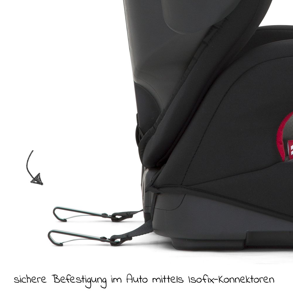 joie - Kindersitz Trillo Shield Gruppe 1/2/3 - ab 9 Monate - 12 Jahre (9-36  kg) inkl. Auto - Organizer - Ember 