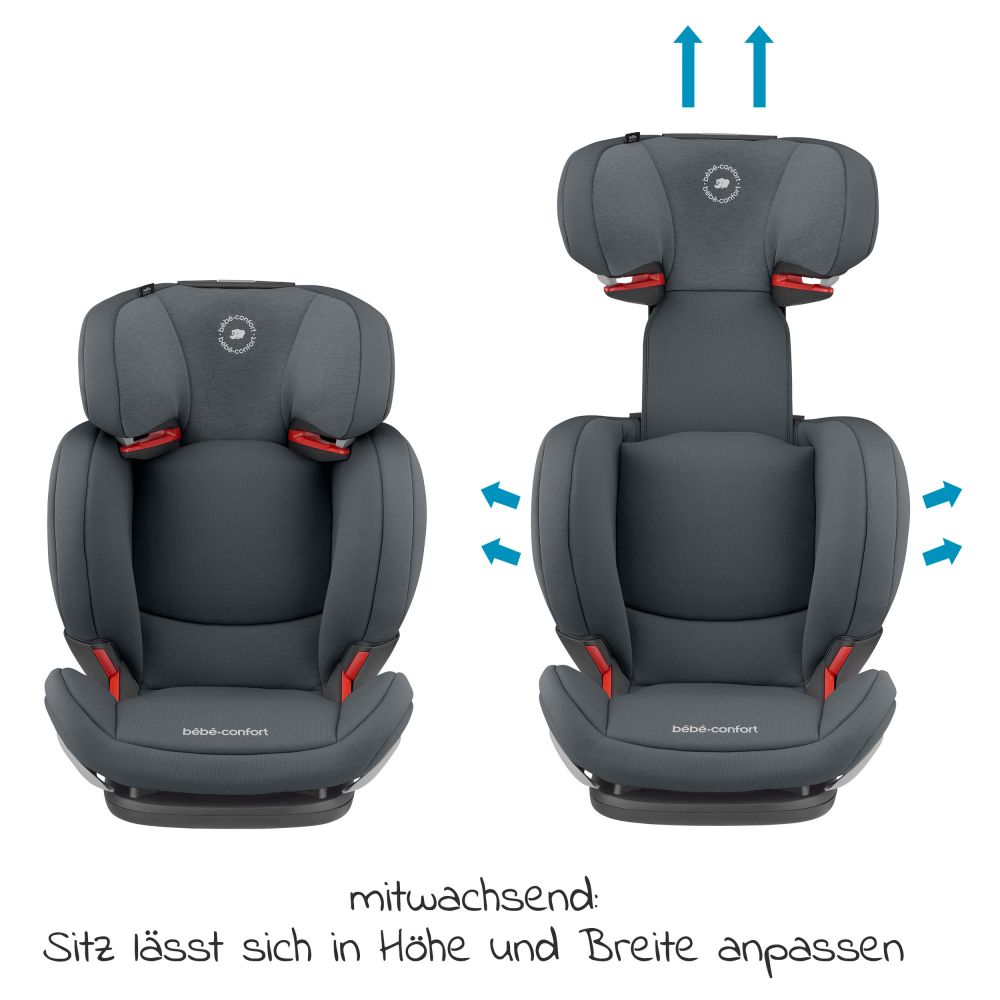 3,5 ab Maxi-Cosi Graphite Isofix Jahre Gruppe - - & Kindersitz 2/3 AirProtect Jahre-12 (15-36 kg) Authentic RodiFix