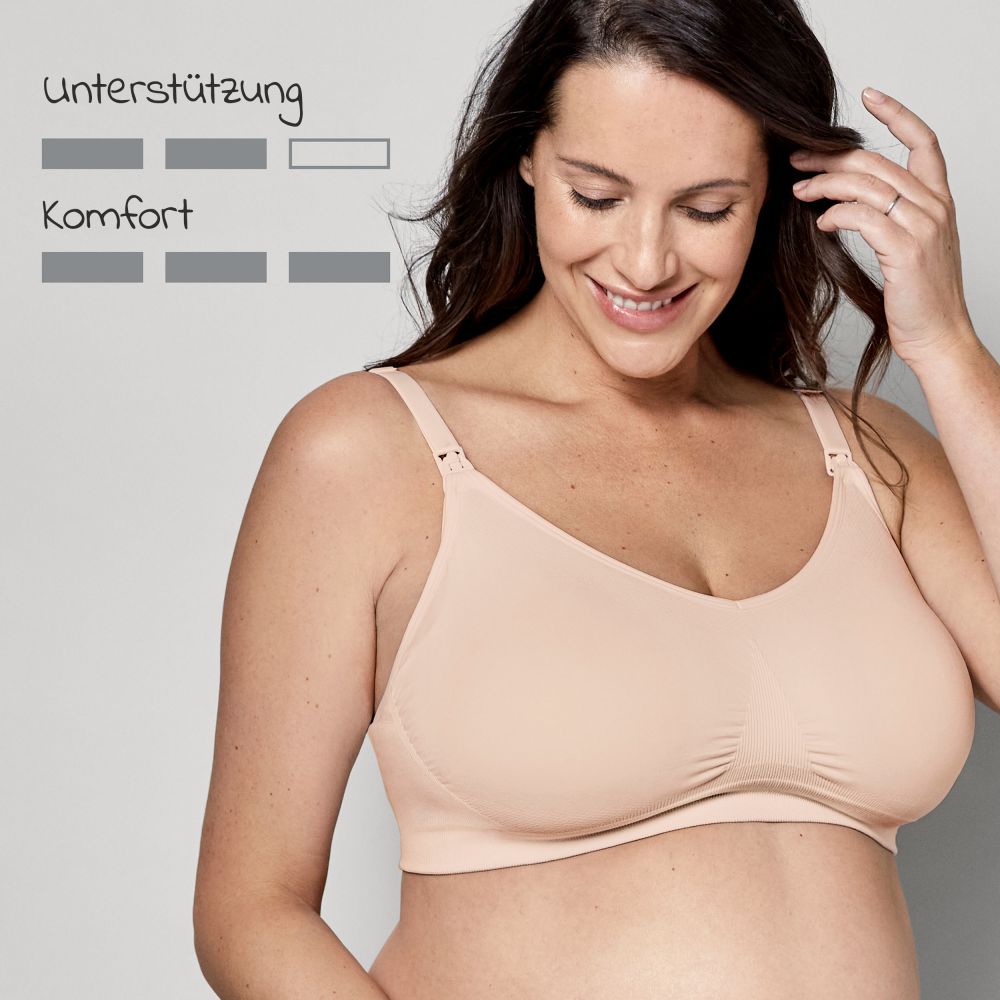 Medela Ultimate Bodyfit Bra for Maternity/Breastfeeding, XL, Chai, Extra  Large