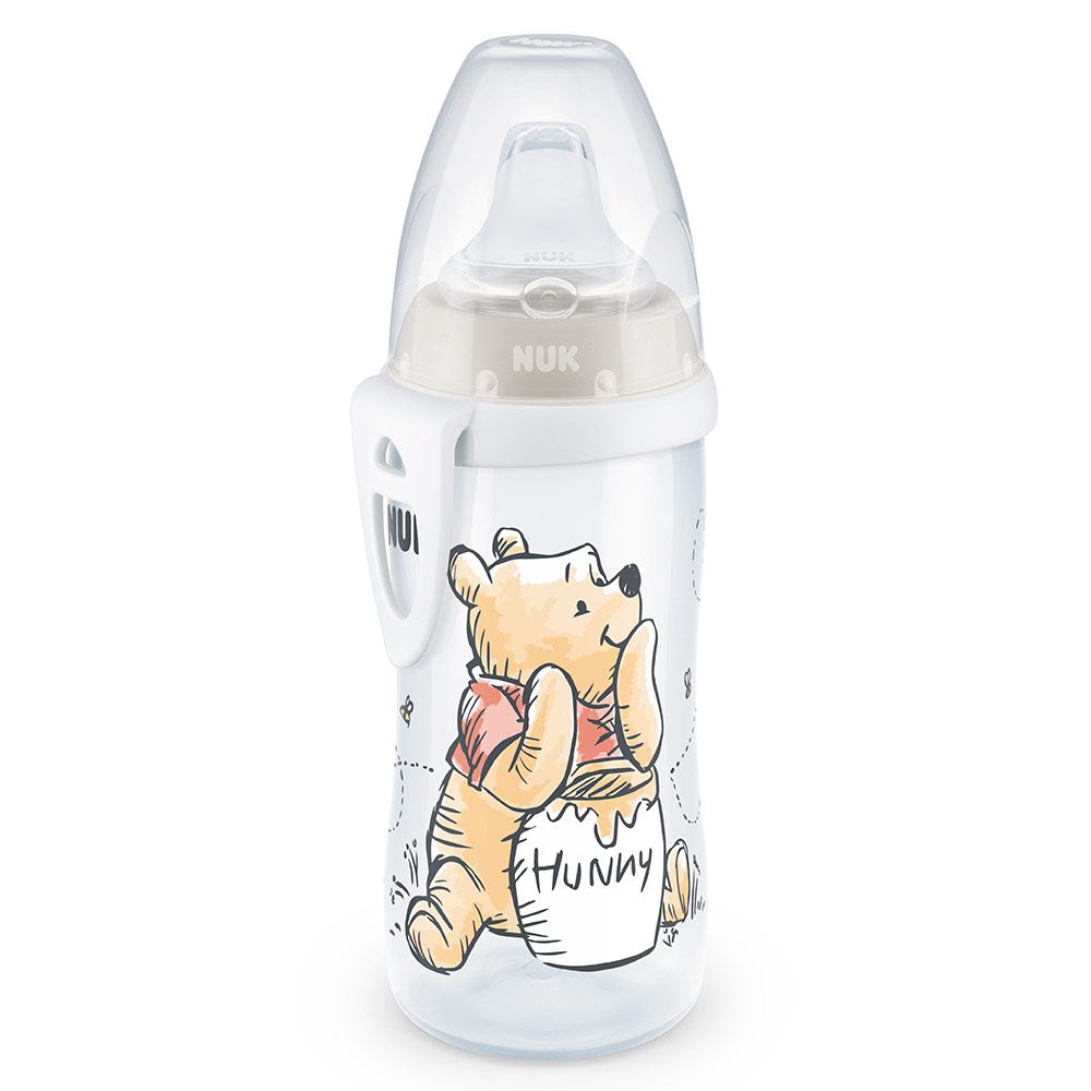 Nuk - Bottiglia in PP Active Cup 300 ml - Disney Winnie Pooh - Beige -  website.name