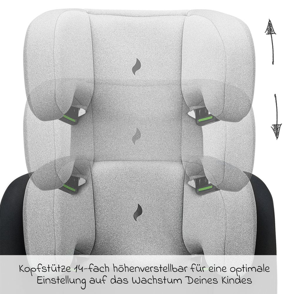 Osann - Auto-Kindersitz - Musca Isofix i-Size - grau - Gruppe 2/3