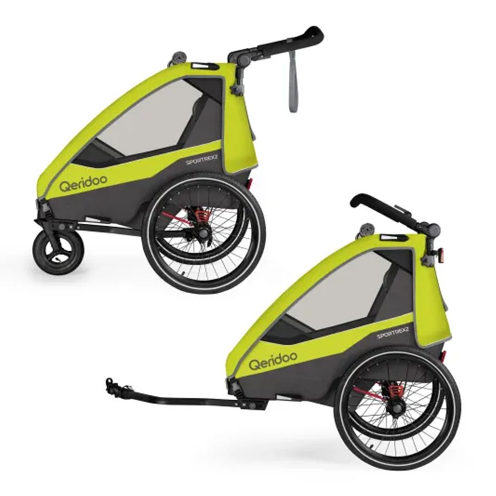 Qeridoo Kinderfahrradanh nger Buggy Sportrex 2 Lt Edition F r 2 Qeridoo Kinderfahrradanh nger Buggy Sportrex 2 Lt Edition F r 2