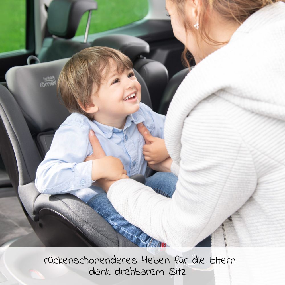 Römer - Reboarder-Kindersitz Dualfix 2R 360° drehbar Gr. 0+/1
