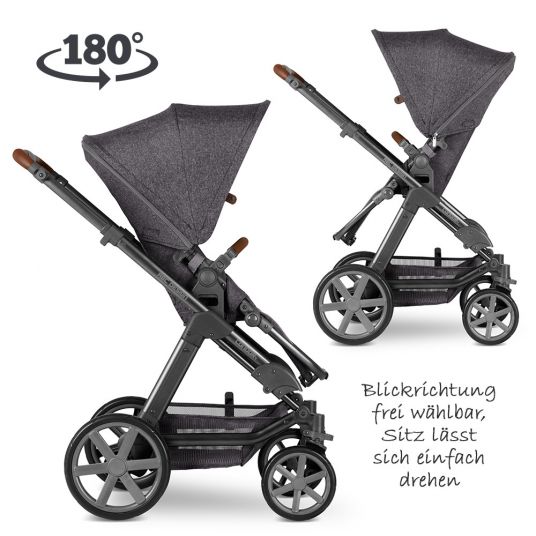 ABC Design 3in1 stroller set Condor 4 - incl. baby car seat Tulip & XXL accessories package - Street