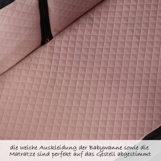 ABC Design 3in1 Kinderwagen-Set Salsa 4 Air - Diamond Edition - inkl. Babyschale Tulip & XXL Zubehörpaket - Rose Gold
