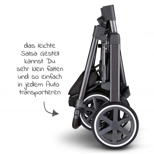 ABC Design 3in1 Stroller Set Salsa 4 Air - Fashion Edition Starter Set 9-piece - Cornet - incl. Car Seat Tulip & Accessory Package