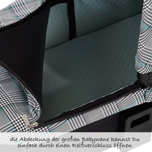 ABC Design 3in1 Kinderwagen-Set Salsa 4 Air - inkl. Babyschale Tulip & XXL Zubehörpaket - Fashion Edition - Smaragd