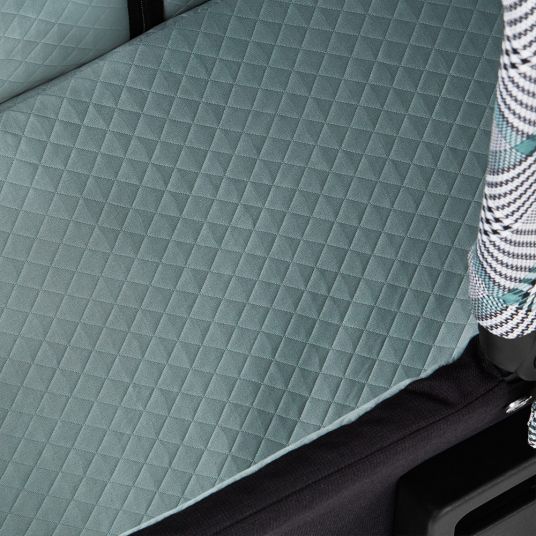 ABC Design Set passeggino 3in1 Salsa 4 Air - incluso seggiolino auto Tulip e pacchetto accessori XXL - Fashion Edition - Emerald