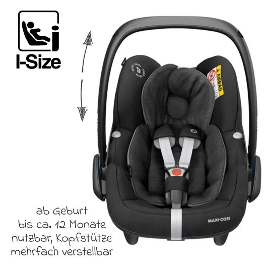 ABC Design 3in1 Salsa 4 Air baby carriage set - incl. carrycot, Pebble Pro car seat, sports seat, grab rail, buggy book and XXL accessory pack - Aloe