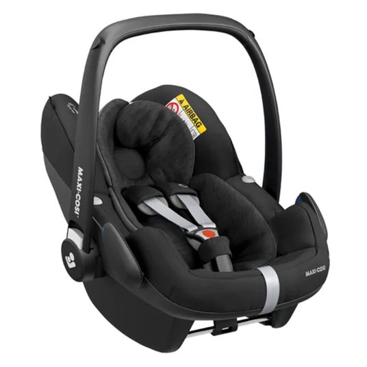 ABC Design Set passeggino 3in1 Salsa 4 Air - include navicella, seggiolino Pebble Pro, seggiolino sportivo, giocattolo da afferrare, libro del passeggino e pacchetto accessori XXL - Asfalto