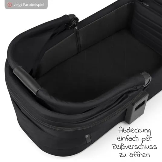 ABC Design 3in1 Salsa 4 Air baby carriage set - incl. carrycot, Pebble Pro car seat, sports seat, grab rail, buggy book and XXL accessory pack - Asphalt