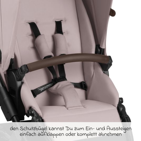 ABC Design 3in1 Kinderwagen-Set Salsa 4 Air - inkl. Babywanne, Autositz Pebble Pro, Sportsitz, Greifling, Buggybuch und XXL Zubehörpaket - Pure Edition - Berry