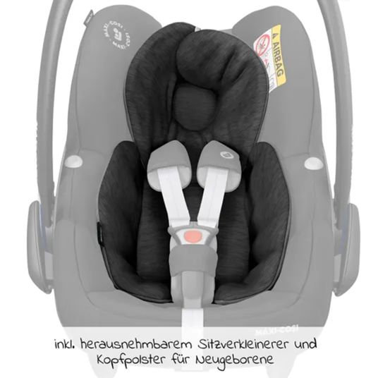 ABC Design Set passeggino 3in1 Salsa 4 Air - incluso navicella, seggiolino auto Pebble Pro, seggiolino sportivo con pacchetto accessori XXL - Cloud