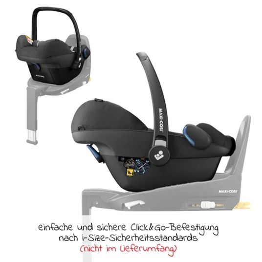 ABC Design Set passeggino 3in1 Salsa 4 Air - incluso navicella, seggiolino auto Pebble Pro, seggiolino sportivo con pacchetto accessori XXL - Cloud