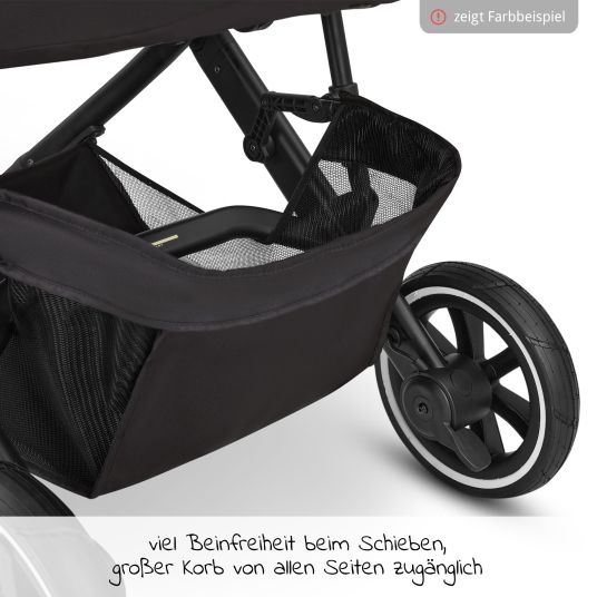 ABC Design 3in1 Kinderwagen-Set Salsa 4 Air Starter Set inkl. Tulip und XXL Zubehörpaket - Pure Edition - Wheat
