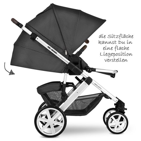ABC Design 3in1 Kinderwagen-Set Salsa 4 - inkl. Babyschale, Wickeltasche & Fußsack - Fashion Edition - Fox