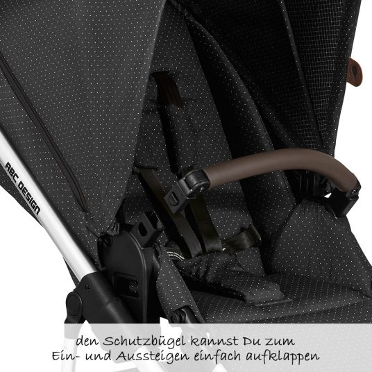 ABC Design 3in1 Kinderwagen-Set Salsa 4 - inkl. Babyschale, Wickeltasche & Fußsack - Fashion Edition - Fox