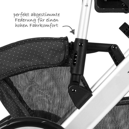 ABC Design 3in1 stroller set Salsa 4 - incl. infant carrier, diaper bag & footmuff - Fashion Edition - Fox