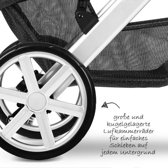 ABC Design Set passeggino Salsa 4 3in1 - incluso navicella, borsa fasciatoio e coprigambe - Fashion Edition - Fox