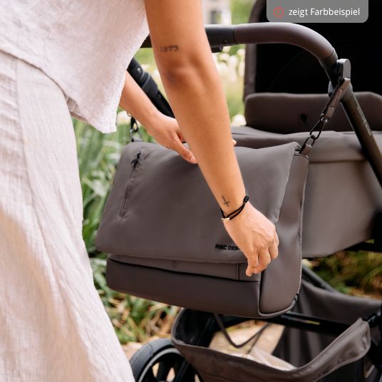 ABC Design Set passeggino 3in1 Salsa 5 Air - incluso navicella, seggiolino auto Pebble Pro, seggiolino sportivo con pacchetto accessori XXL - Almond