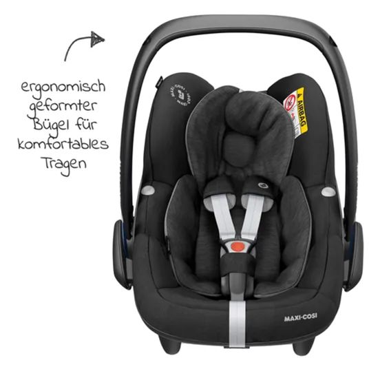 ABC Design Set passeggino 3in1 Salsa 5 Air - include navicella, seggiolino auto Pebble Pro, seggiolino sportivo con pacchetto accessori XXL - Marrone scuro