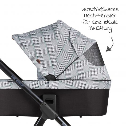ABC Design 3in1 Kinderwagen-Set Samba - inkl. Babyschale Tulip & XXL Zubehörpaket - Fashion Edition - Smaragd