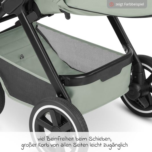 ABC Design 3in1 Kinderwagen-Set Samba - inkl. Babywanne, Autositz Pebble Pro, Sportsitz, Greifling, Buggybuch und XXL Zubehörpaket - Ink