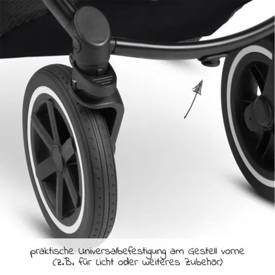 ABC Design Set passeggino Samba 3in1 - include navicella, seggiolino Tulip, seggiolino sportivo e pacchetto accessori XXL - Pure Edition - Berry