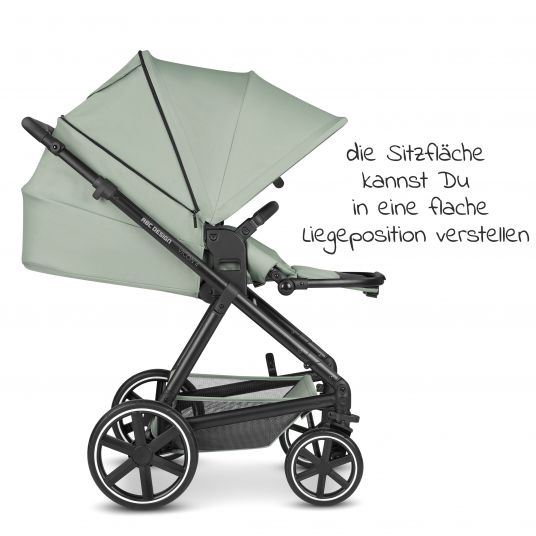 ABC Design 3in1 Kinderwagen-Set Vicon 4 - inkl. Babywanne, Autositz Tulip, Sportsitz und Zubehörpaket - Classic Edition - Pine