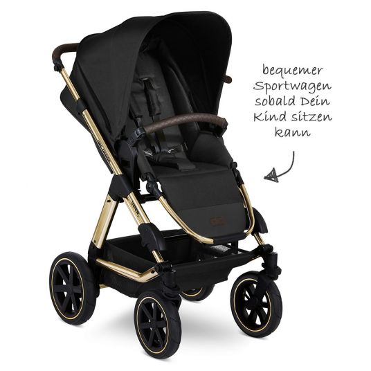 ABC Design 3in1 Stroller Set Viper 4 - Diamond Edition - incl. Baby Car Seat Tulip & XXL Accessory Pack - Champagne