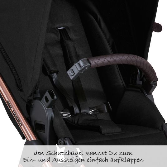 ABC Design 3in1 Kinderwagen-Set Viper 4 - Diamond Edition - inkl. Babyschale Tulip & XXL Zubehörpaket - Rose Gold