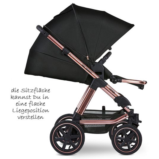 ABC Design 3in1 Stroller Set Viper 4 - Diamond Edition - incl. Baby Car Seat Tulip & XXL Accessory Pack - Rose Gold