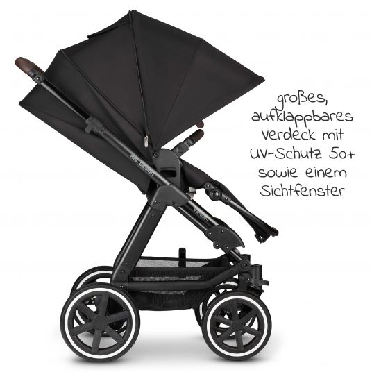 ABC Design 3in1 stroller set Viper 4 - incl. infant carrier Tulip & XXL accessories package - Fashion Edition - Midnight