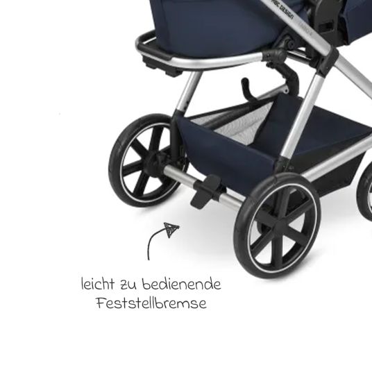 ABC Design 3in1 Kombi-Kinderwagen-Set Timbo 4 mit Babywanne, Sportsitz, Babyschale Tulip & Adapter - Ocean