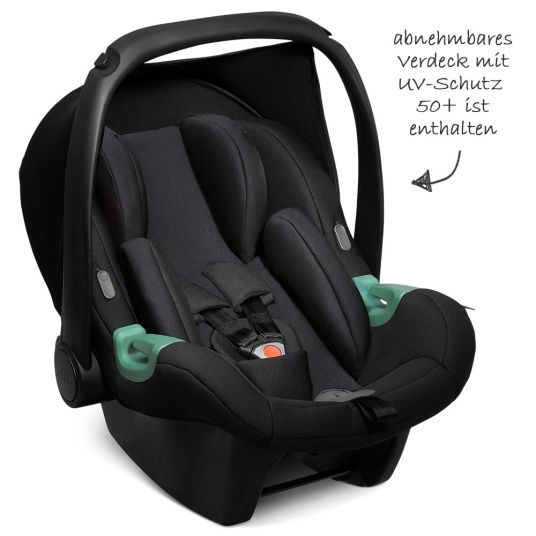 ABC Design Babyschale Tulip (Autositz Gruppe 0+) - Black