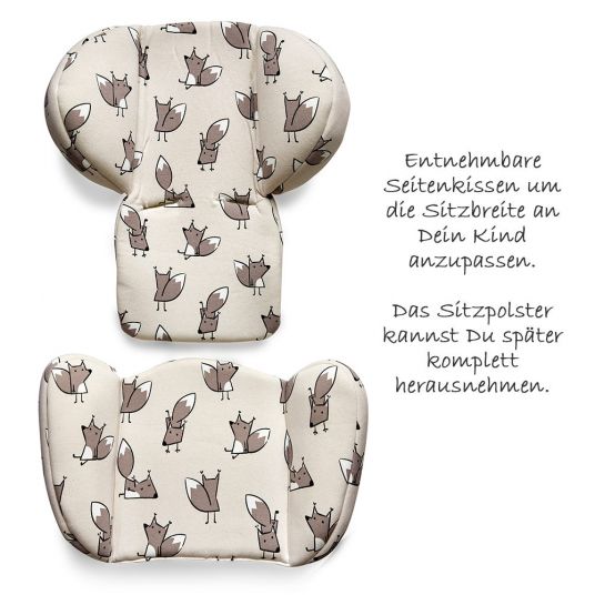 ABC Design Babyschale Tulip (Autositz Gruppe 0+) - Fashion Edition - Fox
