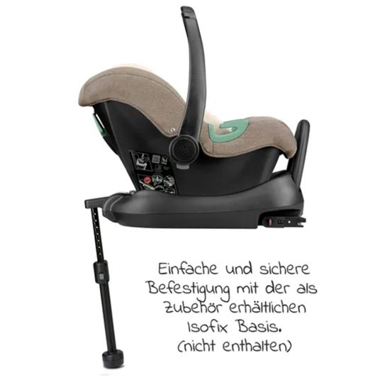 ABC Design Baby car seat Tulip (car seat group 0+) - Fashion Edition - Nature