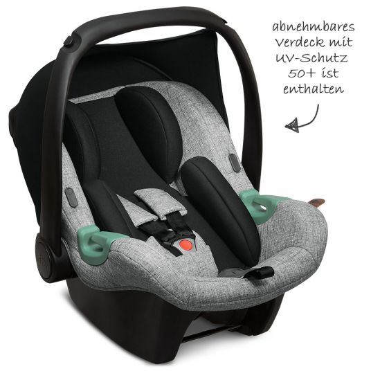 ABC Design Babyschale Tulip (Autositz Gruppe 0+) - Graphite Grey