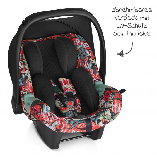 ABC Design Baby car seat Tulip (car seat group 0+ / i-Size) - Fashion Edition - Comic