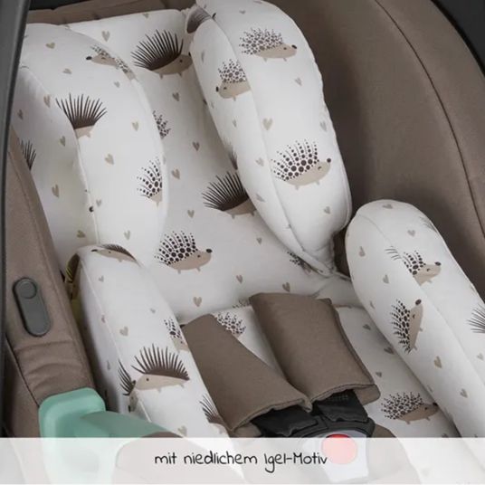 ABC Design Babyschale Tulip (Autositz Gruppe 0+ / i-Size) - Fashion Edition - Cream