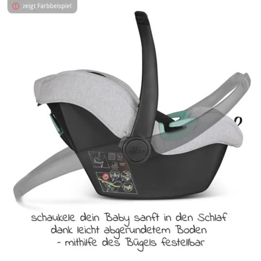 ABC Design Baby car seat Tulip (car seat group 0+ / i-Size) - Fashion Edition - Cream