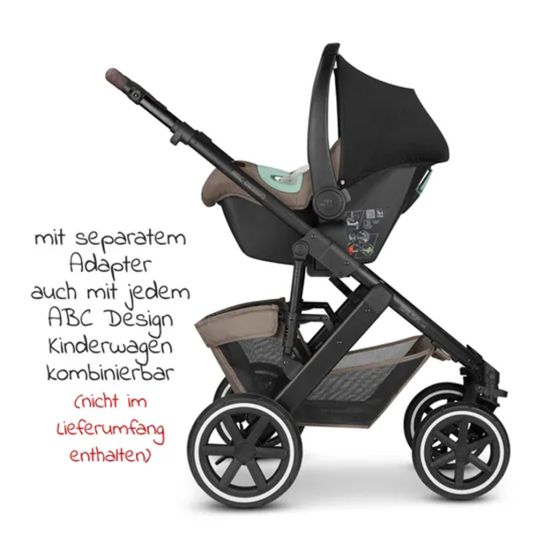 ABC Design Baby car seat Tulip (car seat group 0+ / i-Size) - Fashion Edition - Cream