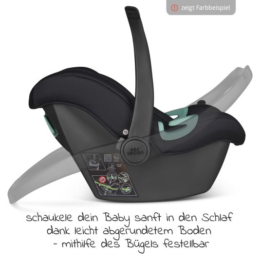 ABC Design Tulip infant car seat (car seat group 0+ / i-Size) - Graphite